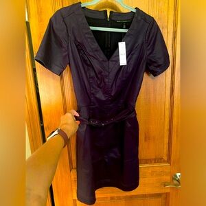White House Black Market Dark Purple dress size 0